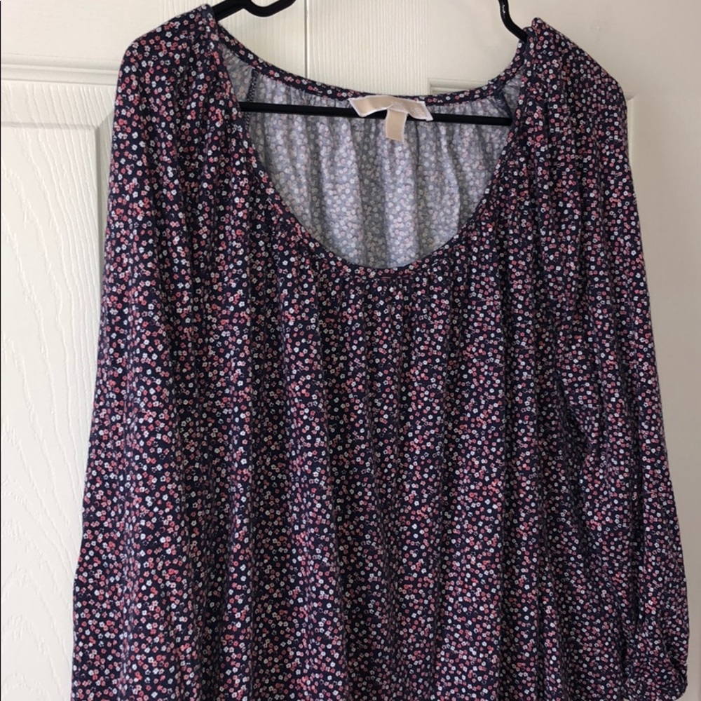 Michael Kors Floral Top Size L